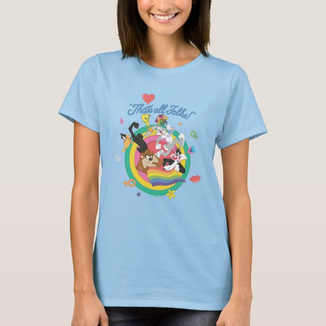 LOONEY TUNES™ - That's All Folks! Pride Bullseye T-Shirt (Front)