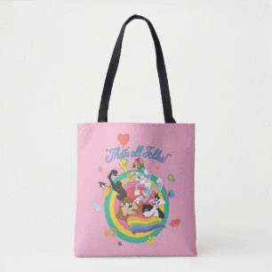LOONEY TUNES™ - That's All Folks! Pride Bullseye Tote Bag