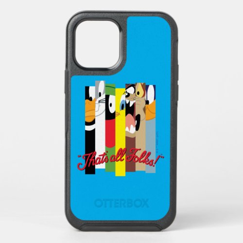 LOONEY TUNES THATS ALL FOLKS Sliced Characters OtterBox Symmetry iPhone 12 Case