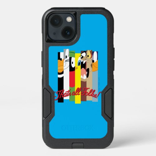 LOONEY TUNES THATS ALL FOLKS Sliced Characters iPhone 13 Case