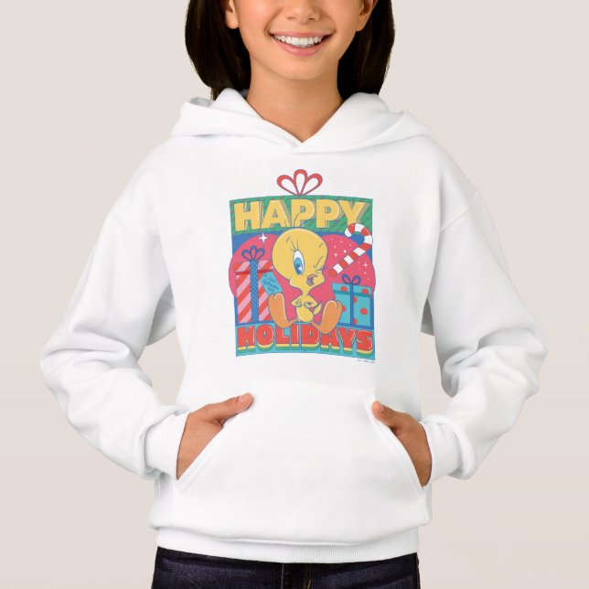 LOONEY TUNES™ | TWEETY™ Happy Holidays Hoodie (Front)