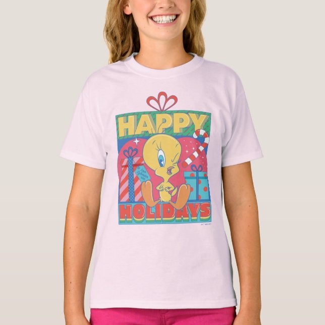 LOONEY TUNES™ | TWEETY™ Happy Holidays T-Shirt (Front)