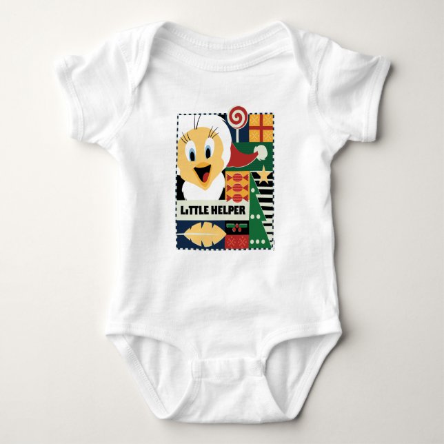 LOONEY TUNES™ TWEETY™ Little Helper Baby Bodysuit (Front)