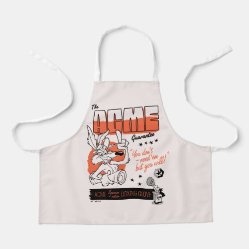 LOONEY TUNES  WILE E COYOTE ACME Boxing Glove Apron