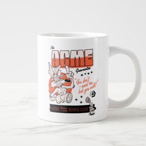 LOONEY TUNES  WILE E COYOTE ACME Boxing Glove Giant Coffee Mug