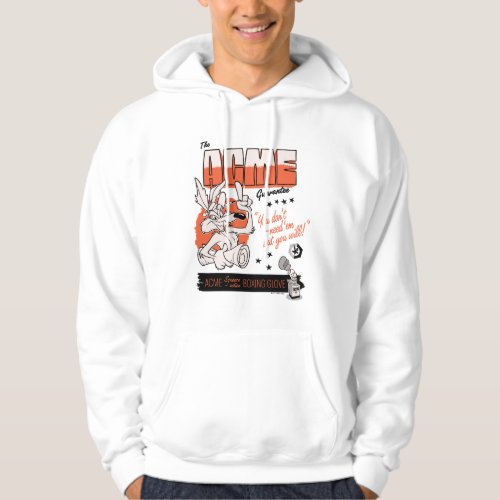 LOONEY TUNES  WILE E COYOTE ACME Boxing Glove Hoodie