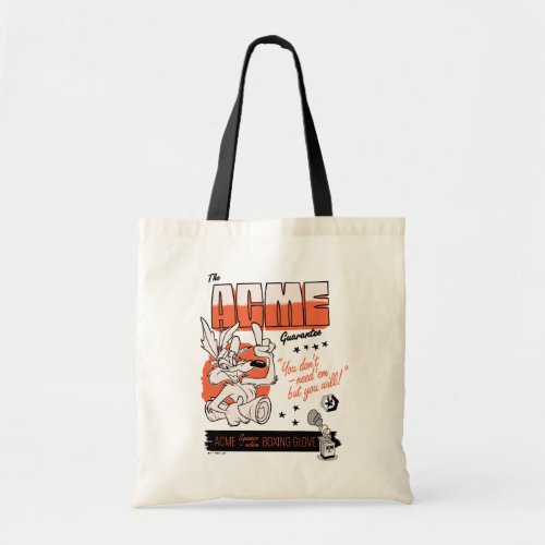 LOONEY TUNES  WILE E COYOTE ACME Boxing Glove Tote Bag