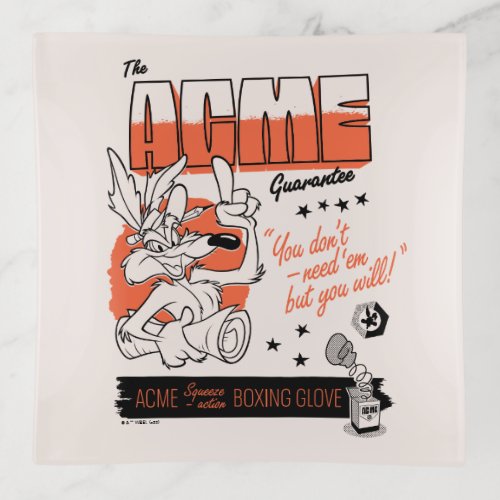 LOONEY TUNES  WILE E COYOTE ACME Boxing Glove Trinket Tray