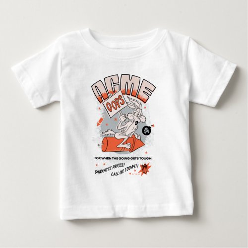 LOONEY TUNES  WILE E COYOTE ACME Dynamite Baby T_Shirt