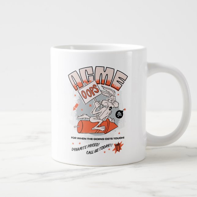 LOONEY TUNES™ | WILE E. COYOTE™ ACME Dynamite Giant Coffee Mug (Right)