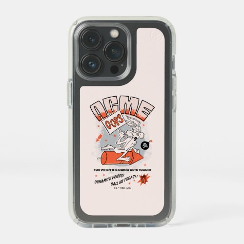 LOONEY TUNES  WILE E COYOTE ACME Dynamite Speck iPhone 13 Pro Case