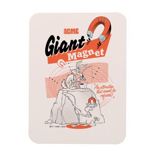 LOONEY TUNES  WILE E COYOTE ACME Giant Magnet