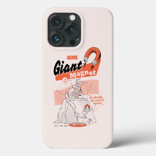 LOONEY TUNES  WILE E COYOTE ACME Giant Magnet iPhone 13 Pro Case