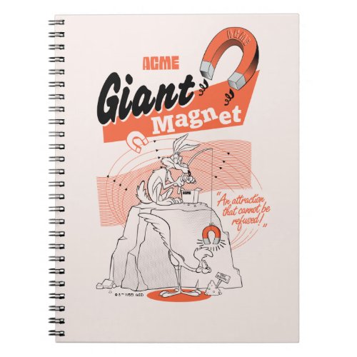 LOONEY TUNES  WILE E COYOTE ACME Giant Magnet Notebook