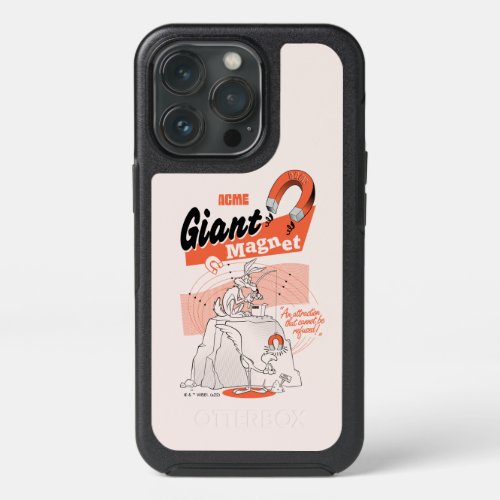 LOONEY TUNES  WILE E COYOTE ACME Giant Magnet iPhone 13 Pro Case