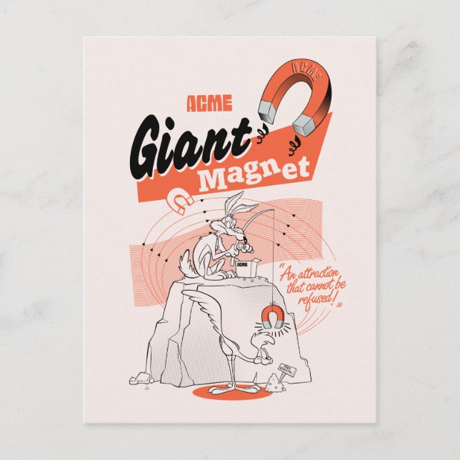 LOONEY TUNES™ | WILE E. COYOTE™ ACME Giant Magnet Postcard (Front)