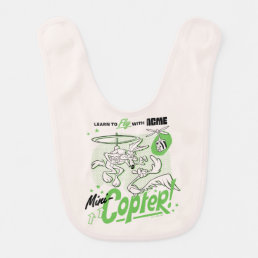 LOONEY TUNES™ | WILE E. COYOTE™ Acme Mini-Copter Baby Bib