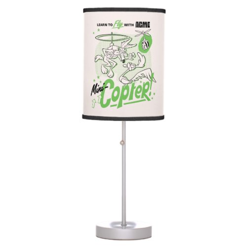 LOONEY TUNES  WILE E COYOTE Acme Mini_Copter Table Lamp