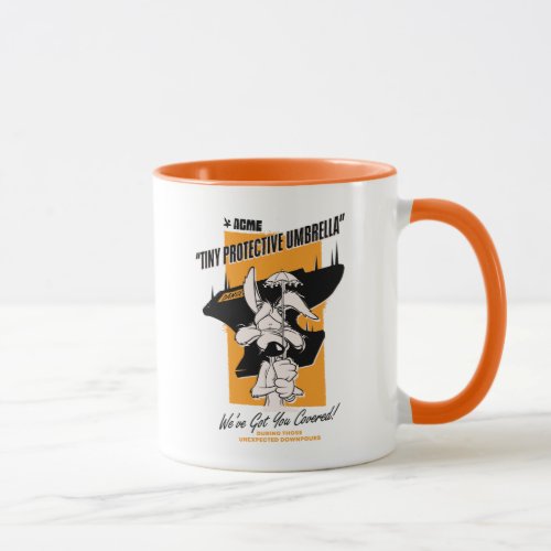 LOONEY TUNES  WILE E COYOTE ACME Tiny Umbrella Mug