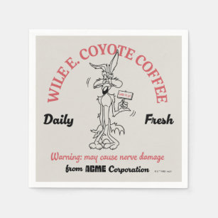 Coyote Desert Dreams Paper Beverage Napkins