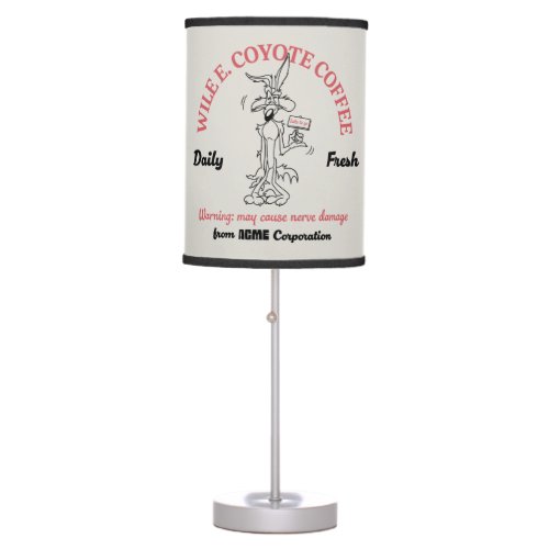 LOONEY TUNESâ  WILE E COYOTEâ Daily Fresh Coffee Table Lamp