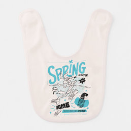 LOONEY TUNES™ | WILE E. COYOTE™ Spring Into Action Baby Bib
