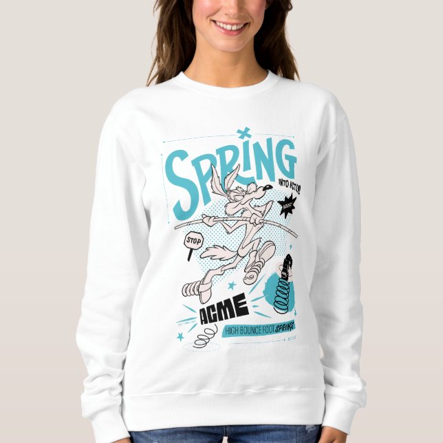 LOONEY TUNES™ | WILE E. COYOTE™ Spring Into Action Sweatshirt (Front)