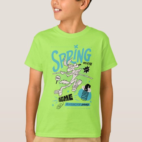 LOONEY TUNES  WILE E COYOTE Spring Into Action T_Shirt