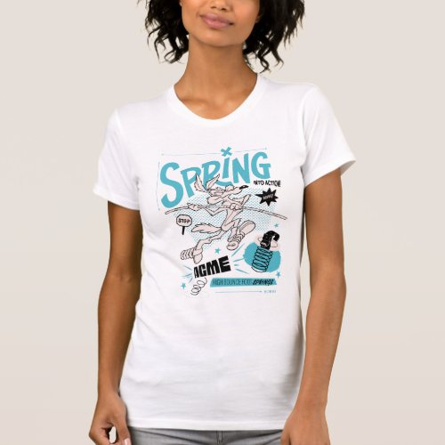 LOONEY TUNES  WILE E COYOTE Spring Into Action T_Shirt