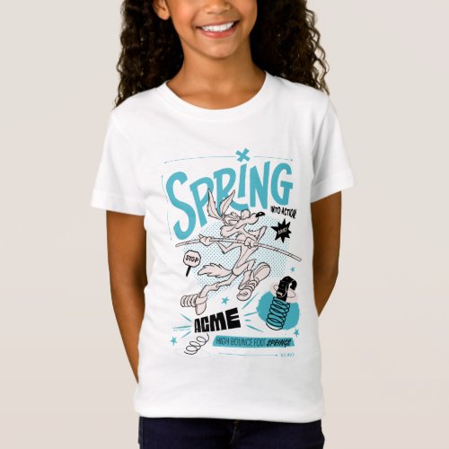 LOONEY TUNES  WILE E COYOTE Spring Into Action T_Shirt