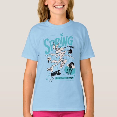 LOONEY TUNES  WILE E COYOTE Spring Into Action T_Shirt