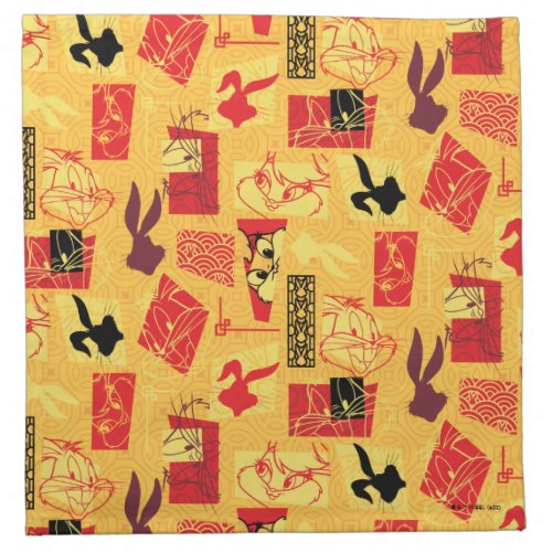 LOONEY TUNES  Year of the Rabbit Pattern Cloth Napkin