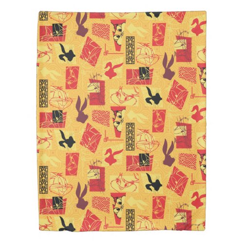 LOONEY TUNESâ  Year of the Rabbit Pattern Duvet Cover