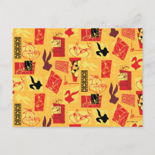 LOONEY TUNES™ Year of the Rabbit Pattern Postcard