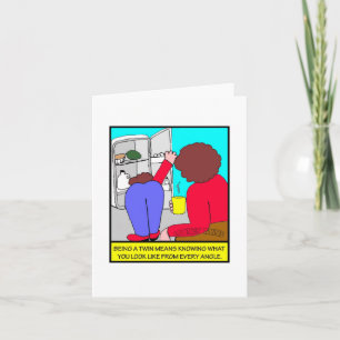 Looney Twins Every Angle Note Card