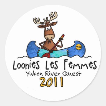 Loonies Les Femmes Yrq Stickers by cfkaatje at Zazzle