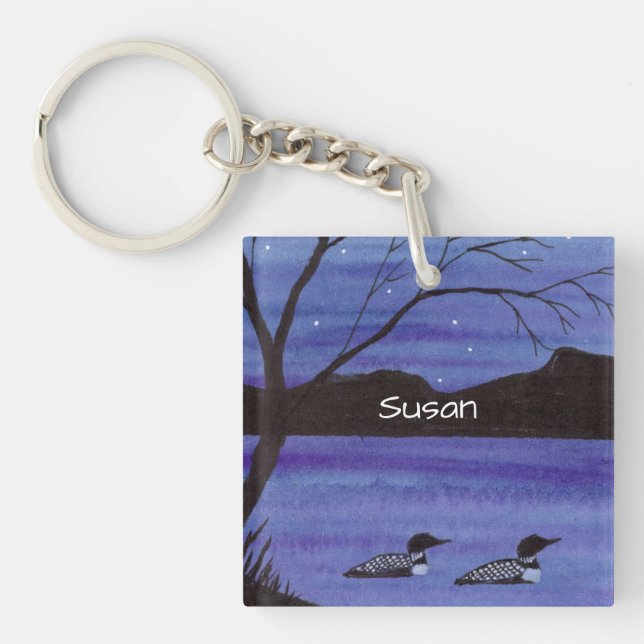 Loons Keychain (Front)