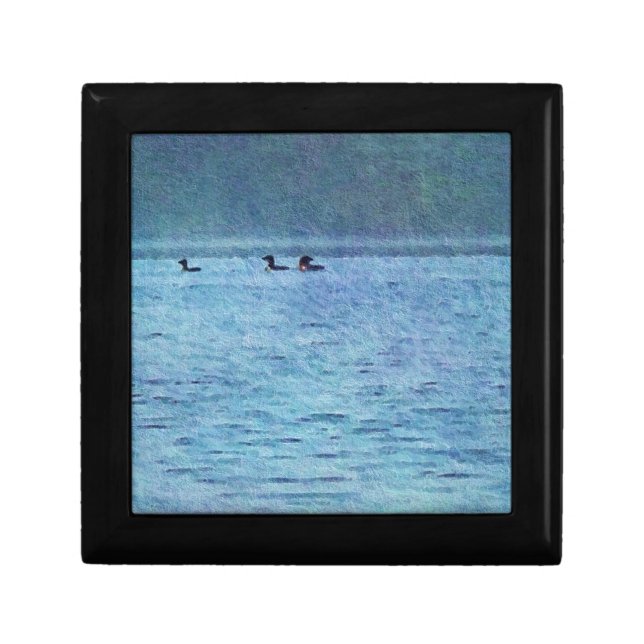 Loons On The Pond Gift Box (Front)