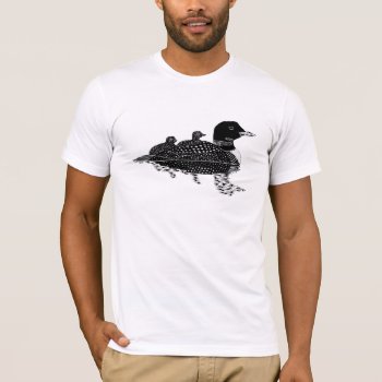 Loons T-shirt by elihelman at Zazzle