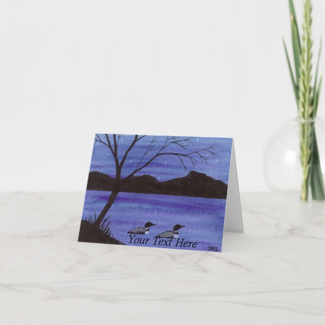 Loons Thank You Card (Front)