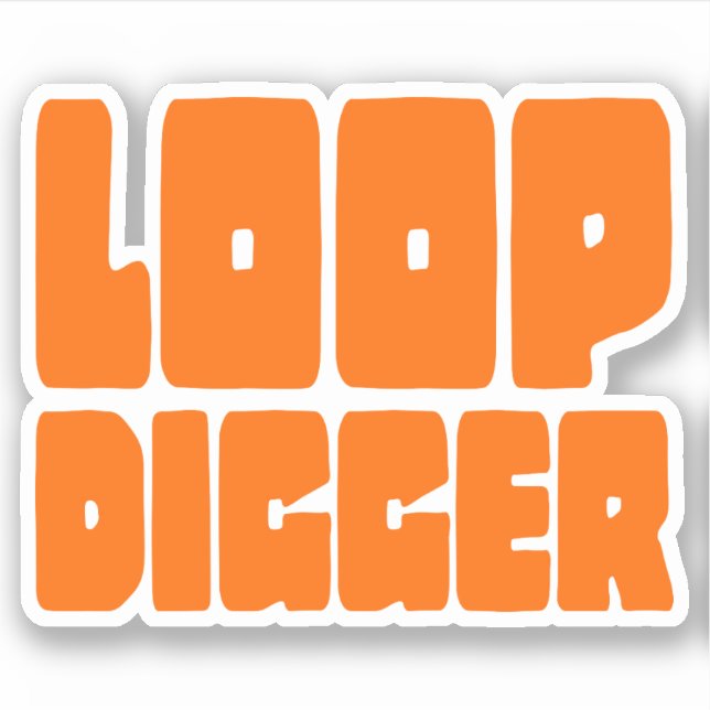 LOOP DIGGER STICKER (Front)