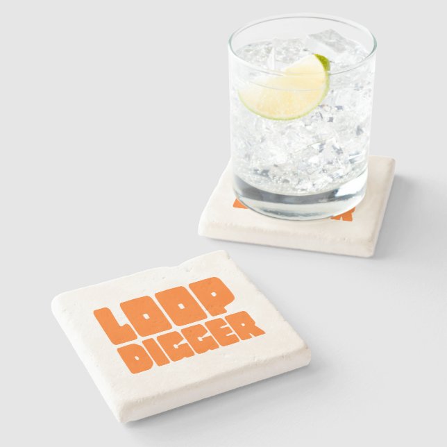 LOOP DIGGER STONE COASTER (Side)