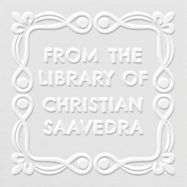 Loop Frame From Library Of Custom Embosser (Design)