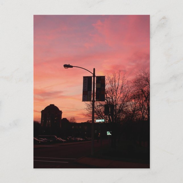 Loop North Sunset Postcard (Front)