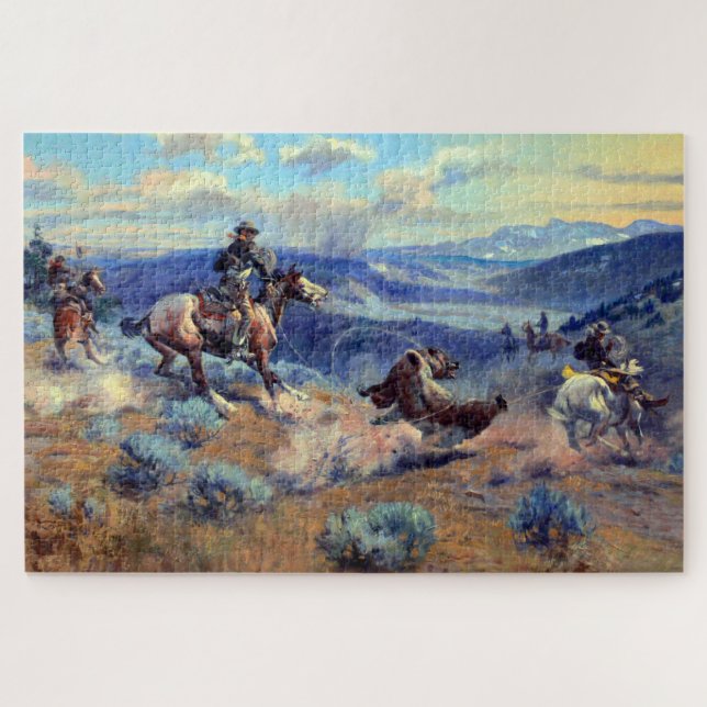 Loops and Swift Horses Are Surer than Lead 1916 Jigsaw Puzzle (Horizontal)