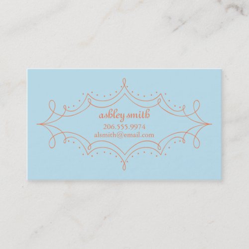 Loopy Frame Calling Cards Business Card