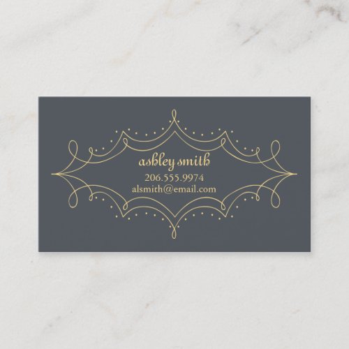 Loopy Frame Calling Cards Business Card