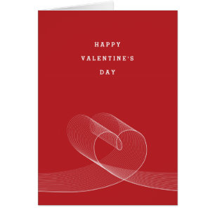 Loopy Love Lines Valentine's Day Greeting Photo Cards