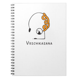 Loopy Yoga Stick Figure Notebook
