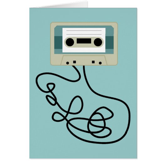 Loose Cassette Tape Loops Cards (Front)